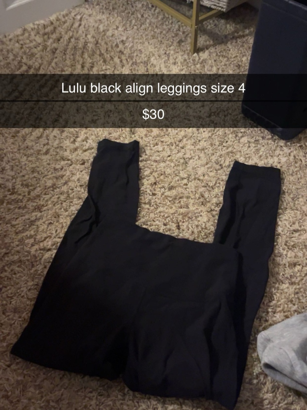 lululemon athletica Black Align High-Rise Leggings